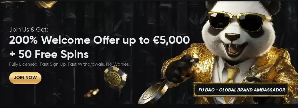 Bonus de bienvenue Golden Panda